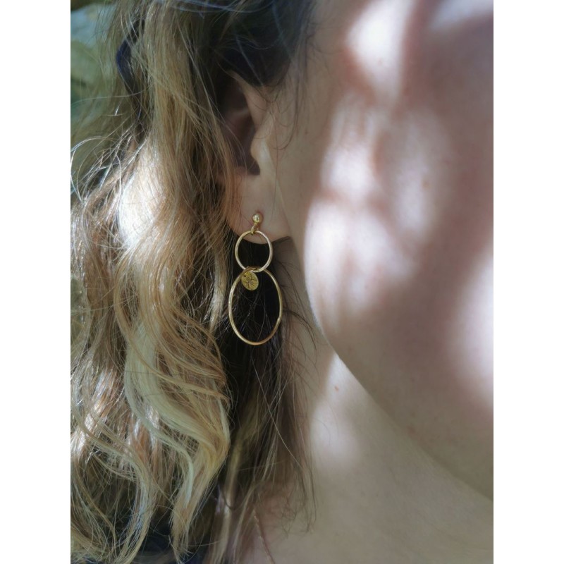 Jenny Boucles d'Oreilles Or Kookouli