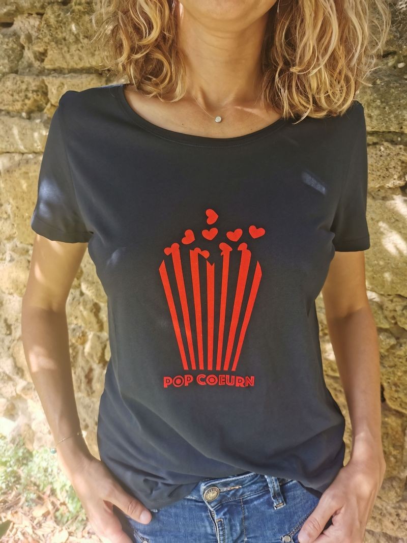 T-shirt Pop coeurn Kookouli