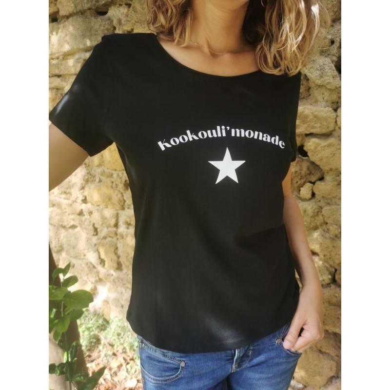 T-shirt kookouli'monade noir