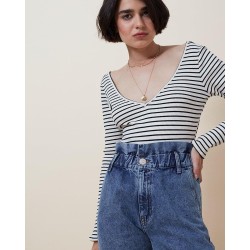 Denim jean 2000 bleu neige Grâce & Mila