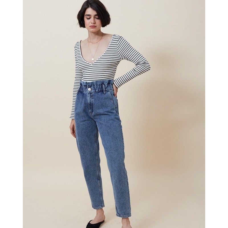 Denim jean 2000 bleu neige Grâce & Mila