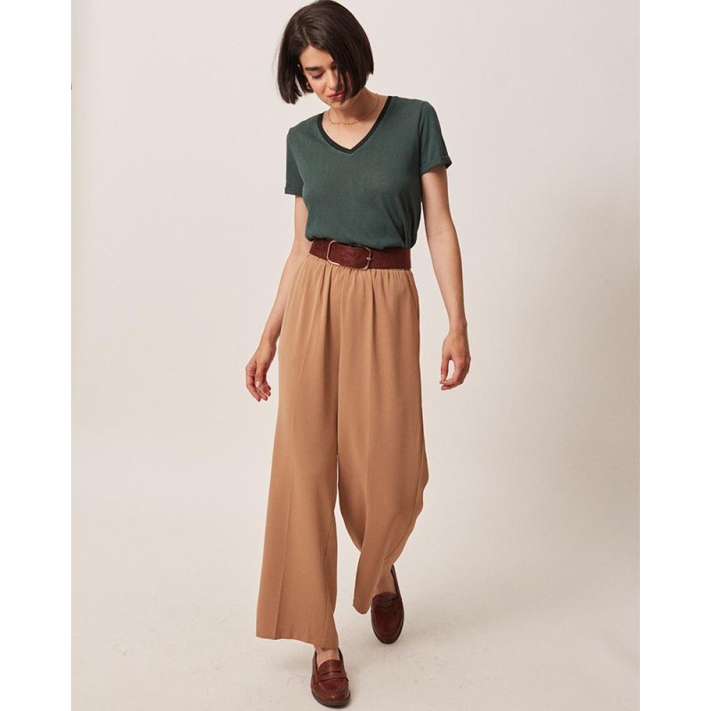 Pantalon Greg camel Grâce &Mila