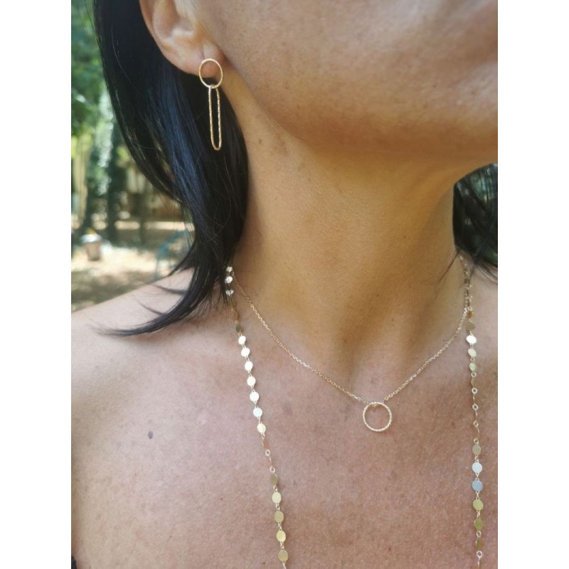 Boucles d'Oreilles Fidel Or Kookouli