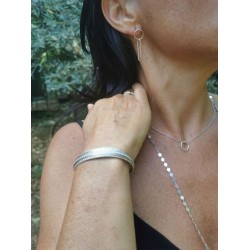 Fidel Boucles d'Oreilles Argent Kookouli