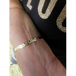 Charlène Jonc Martelé Or Kookouli